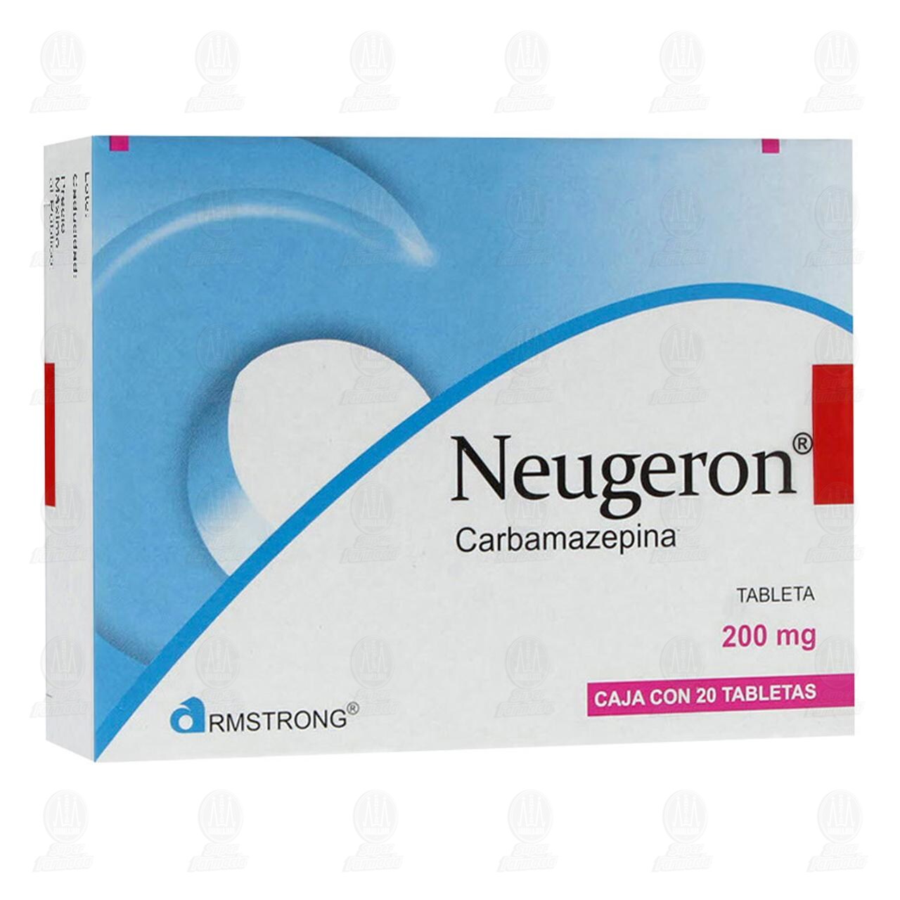 Neugeron 200 mg, 20 Tabletas. image number 0