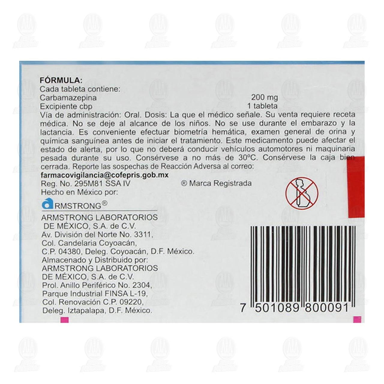 Neugeron 200 mg, 20 Tabletas. image number 2