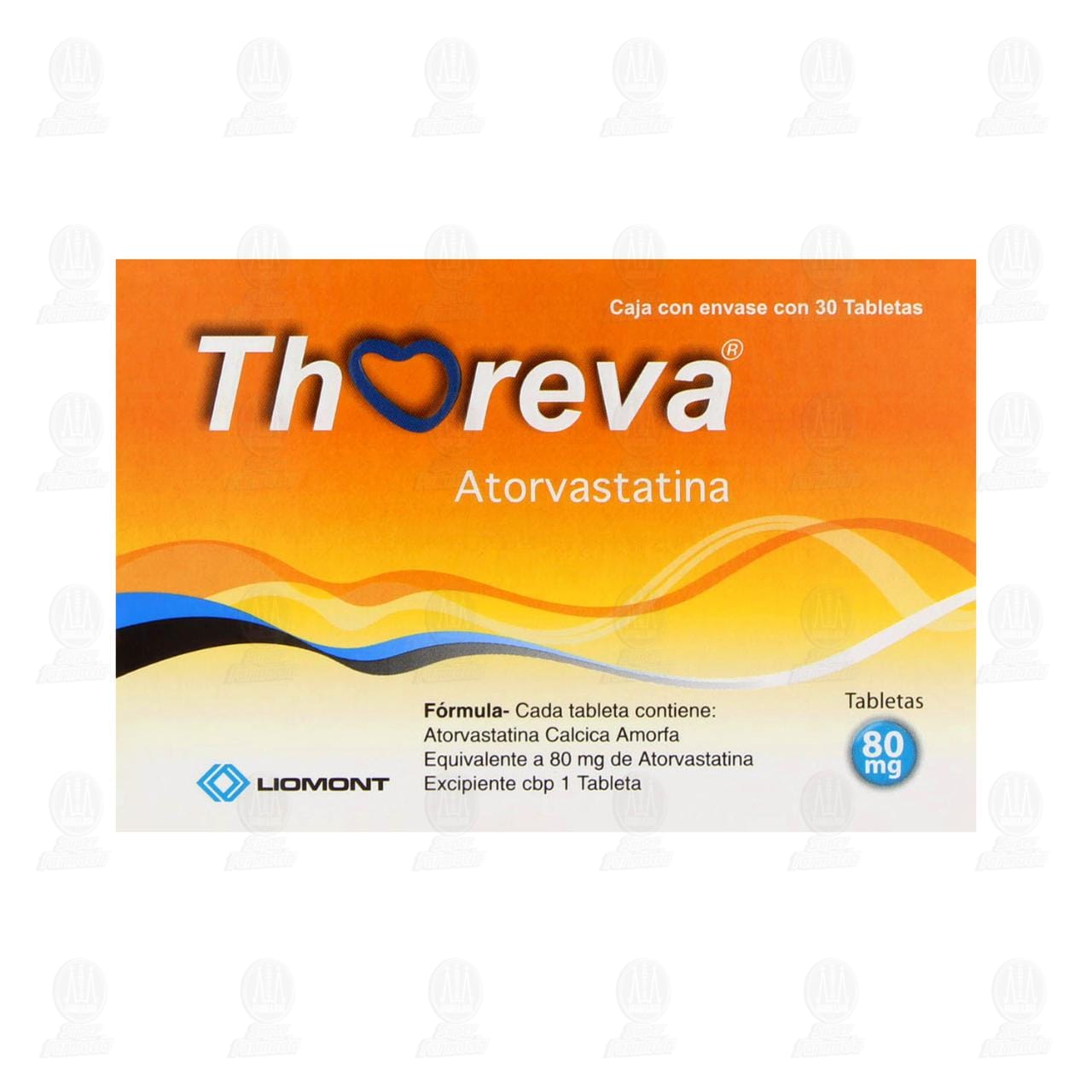 Thoreva 80 mg, 30 Tabletas. image number 2