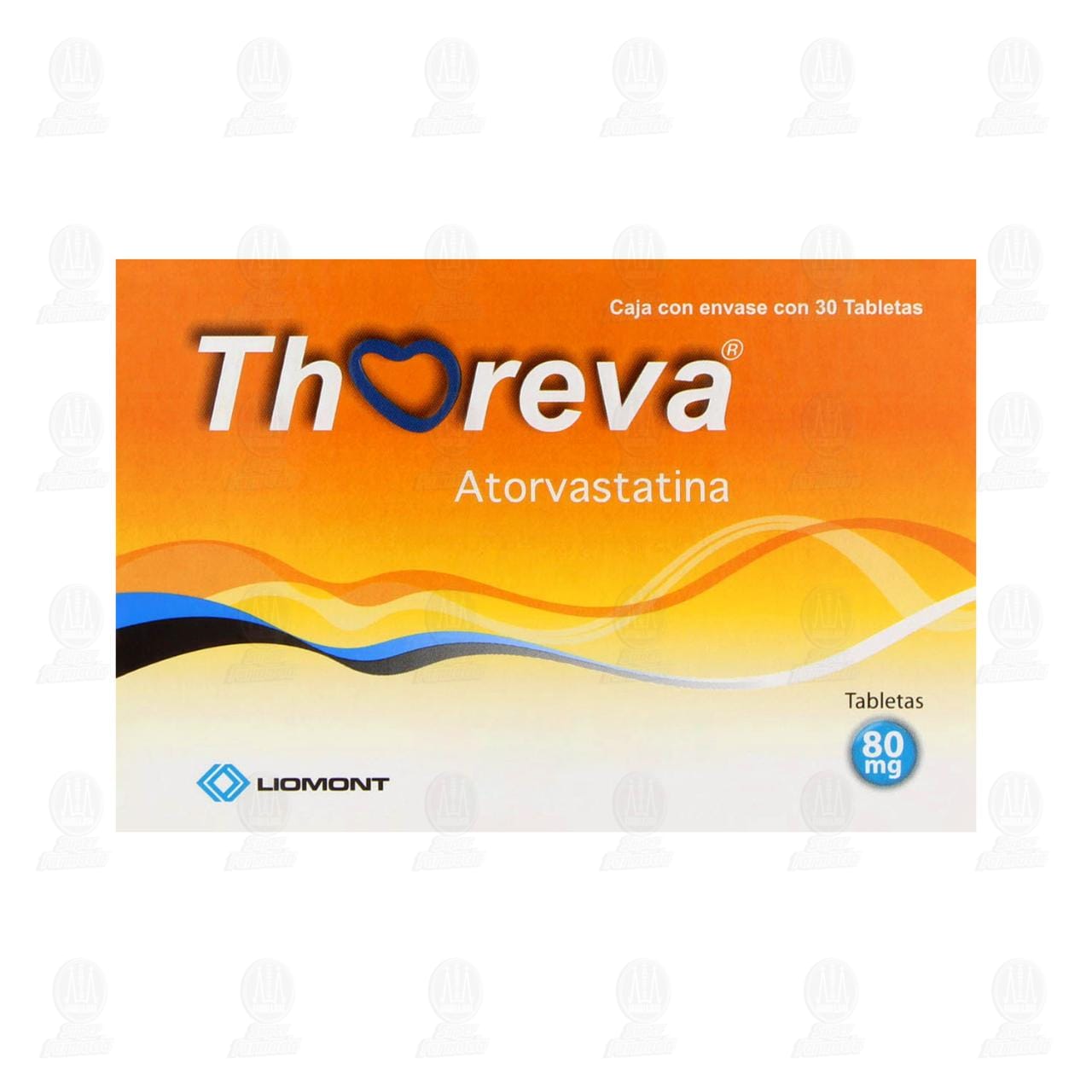 Thoreva 80 mg, 30 Tabletas. image number 1