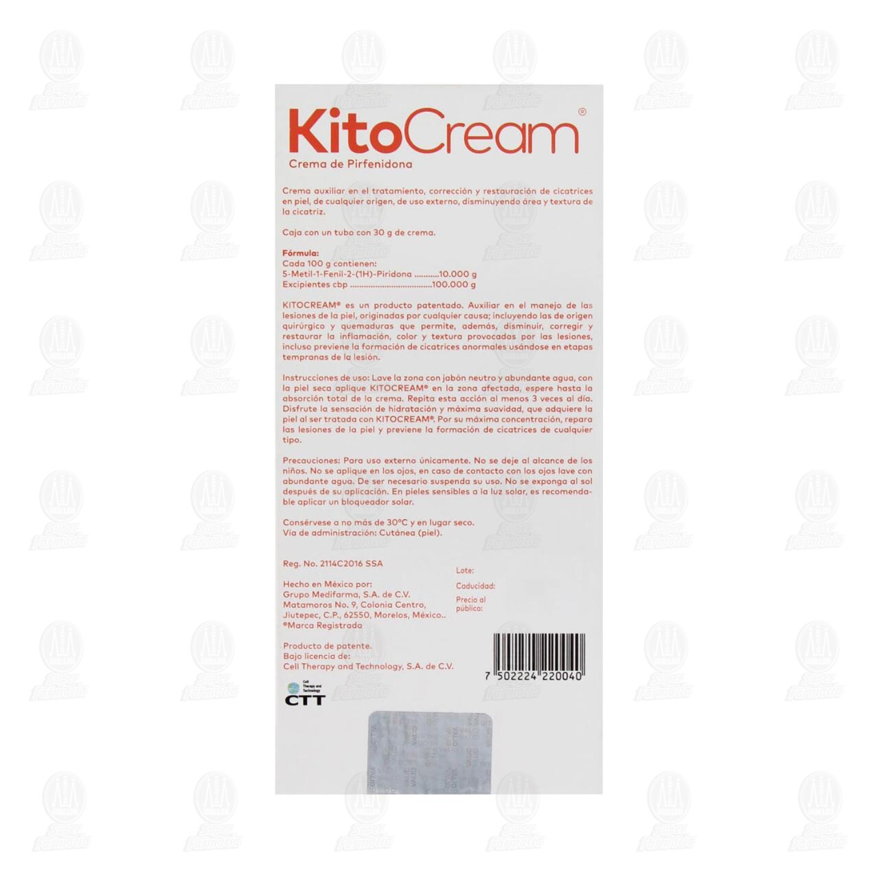 Kitocream Crema, 30 gr. image number 2