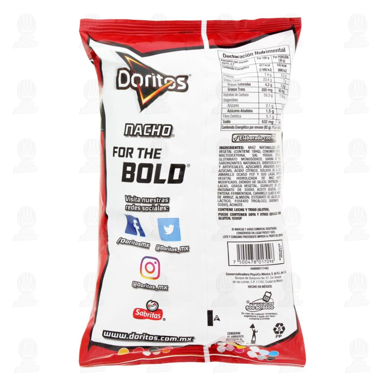 Botana Doritos Nacho, 82 gr. image number 1