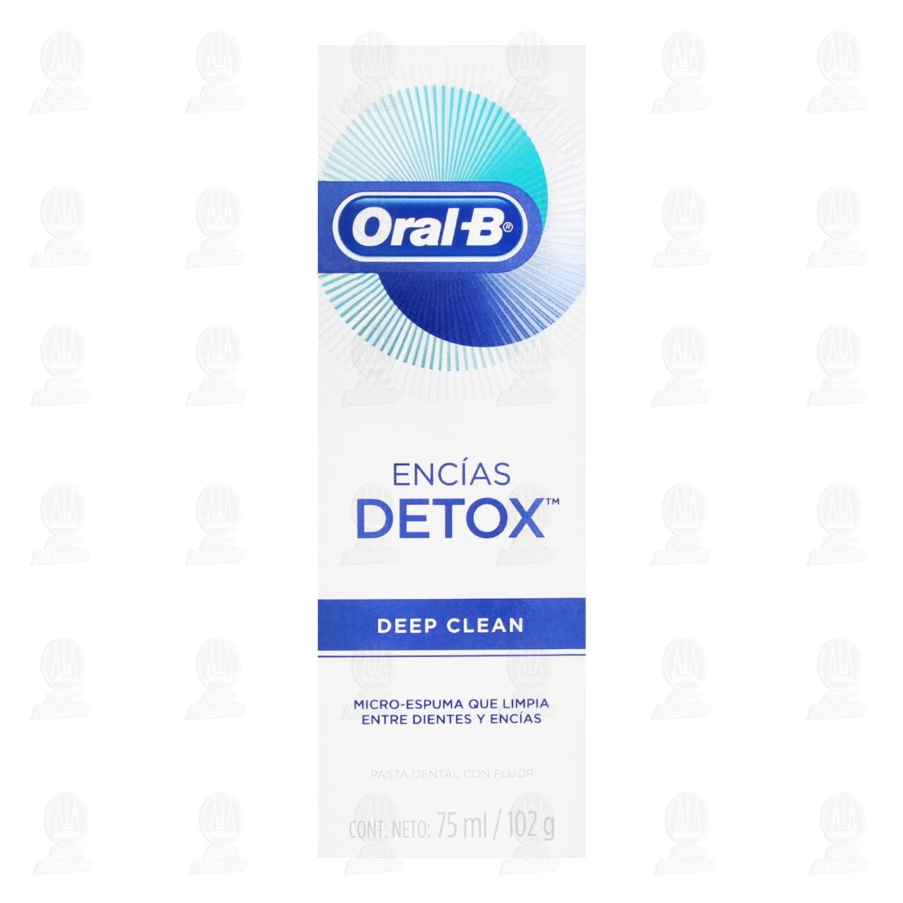 Pasta Dental Oral-B Enc&iacute;as Detox Deep Clean, 75 ml. image number 1