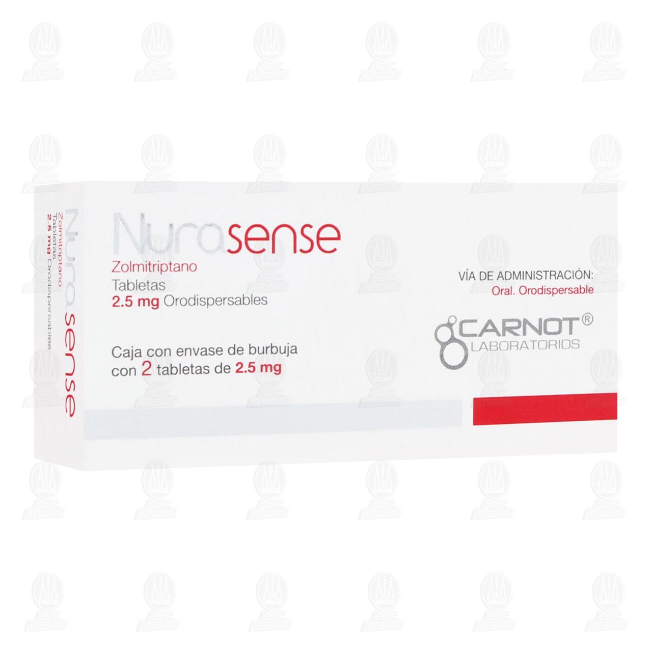 Nurasense 2.5 mg, 2 Tabletas. image number 0