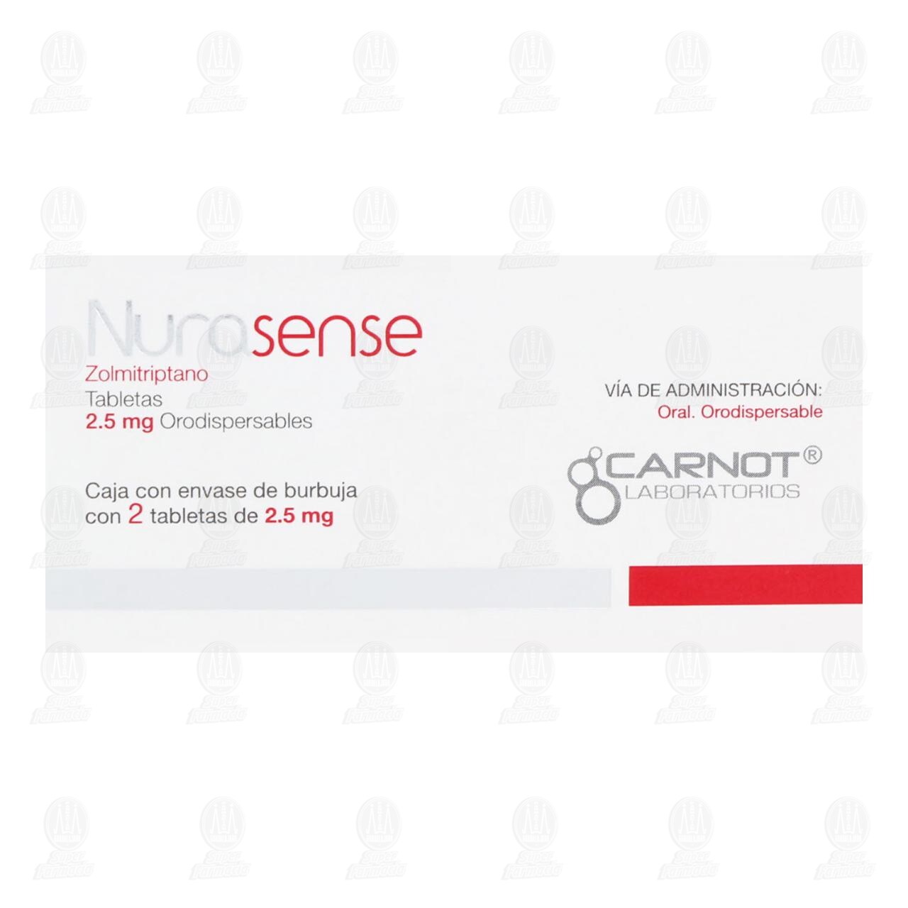 Nurasense 2.5 mg, 2 Tabletas. image number 1