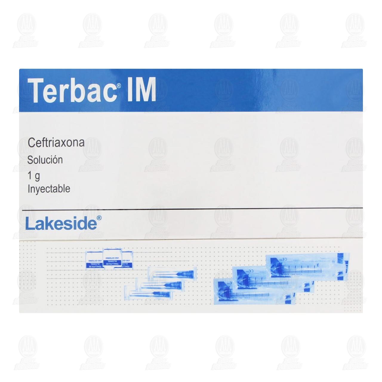 Pack Terbac IM 1 gr, Soluci&oacute;n Inyectable 3 Cajas con 1 &Aacute;mpula. image number 2
