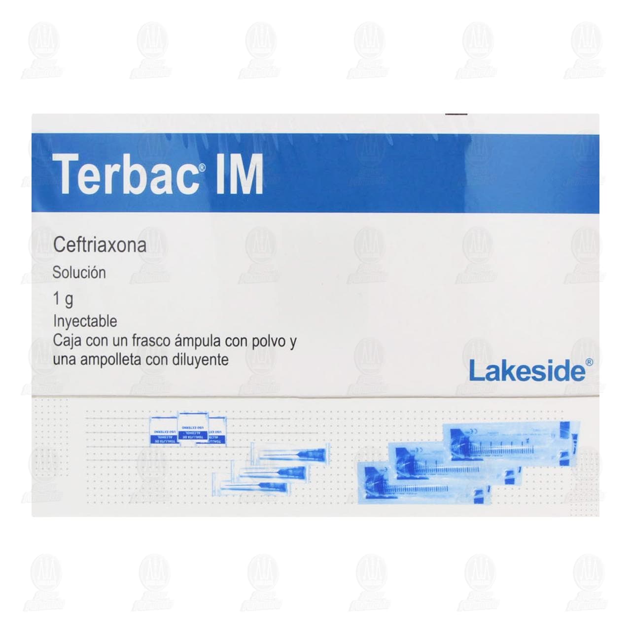 Pack Terbac IM 1 gr, Soluci&oacute;n Inyectable 3 Cajas con 1 &Aacute;mpula. image number 1