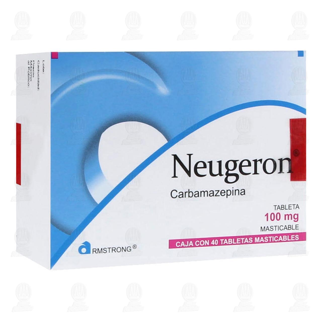Neugeron 100 mg, 40 Tabletas. image number 0