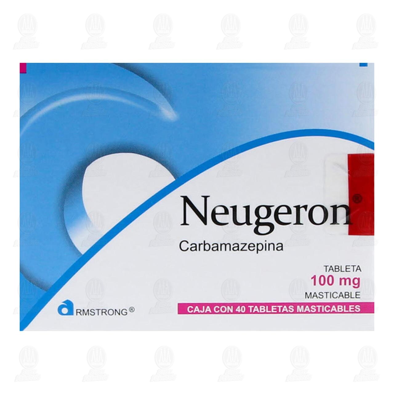 Neugeron 100 mg, 40 Tabletas. image number 1