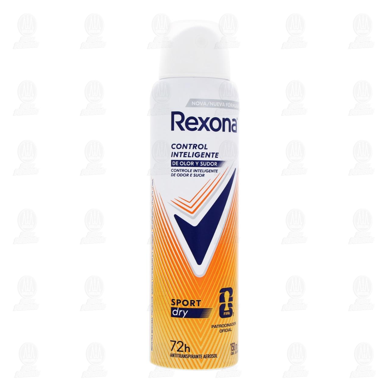 Antitranspirante Rexona Sport Dry en Aerosol, 150 ml. image number 0