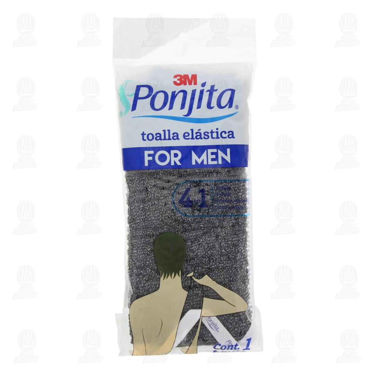 Toalla Elástica 3M Ponjita para Hombre, 1 pz. image number 0
