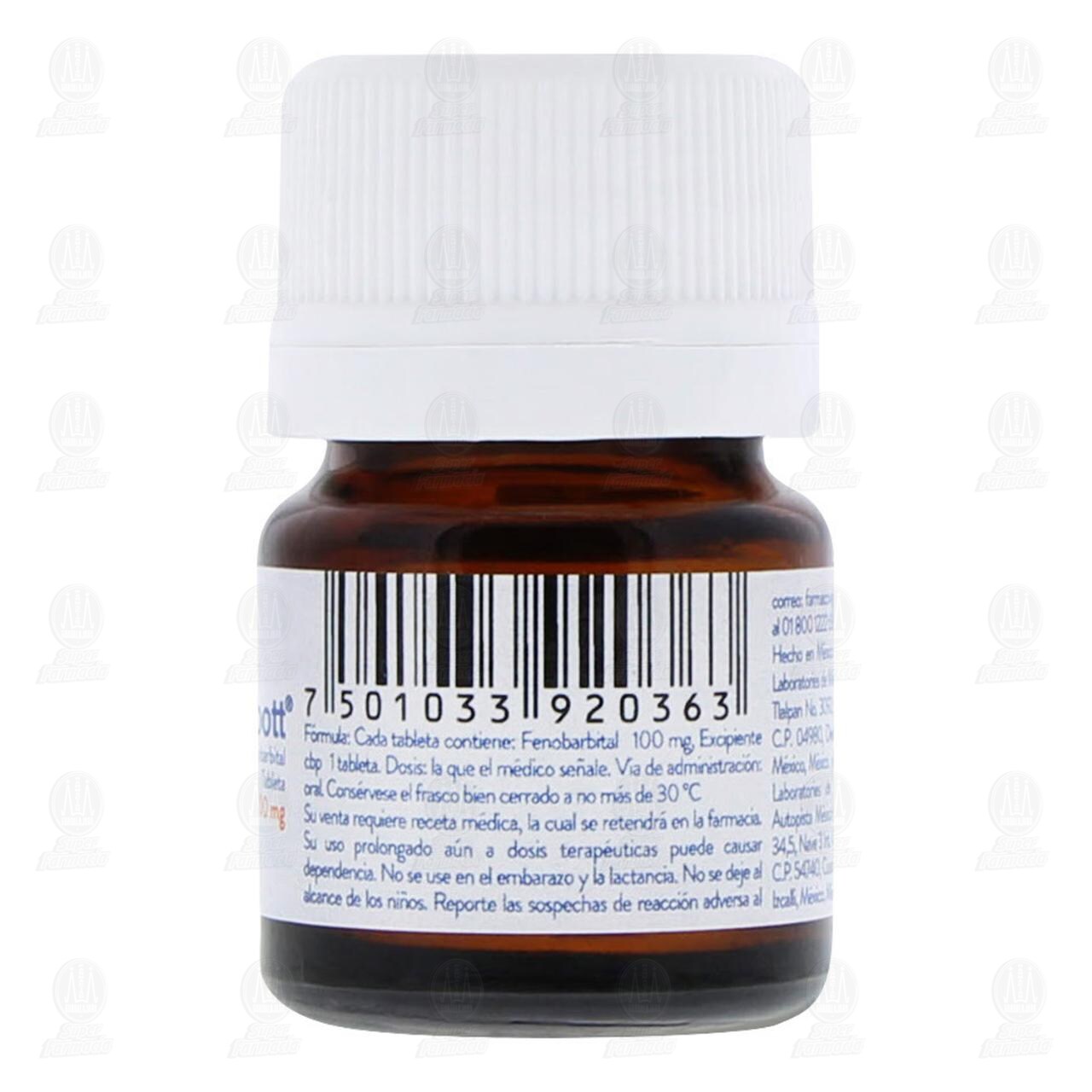 Fenabbott 100 mg, 40 Tabletas. image number 2