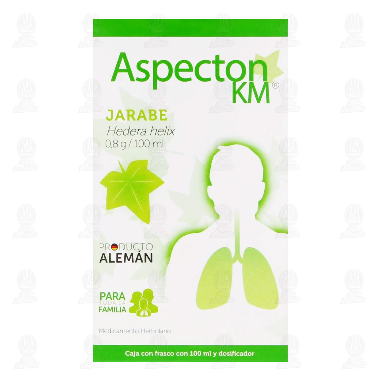 Aspecton KM Jarabe, 0.8gr/100ml. image number 1