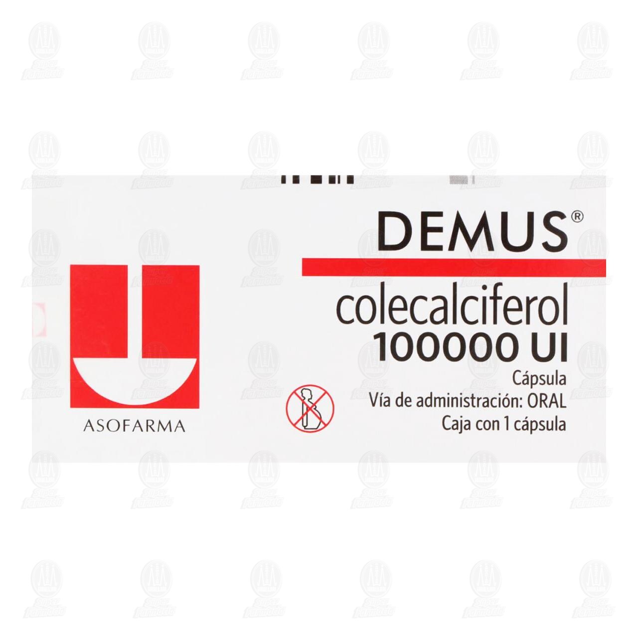 Demus 100000UI, 1 Cápsula. image number 1