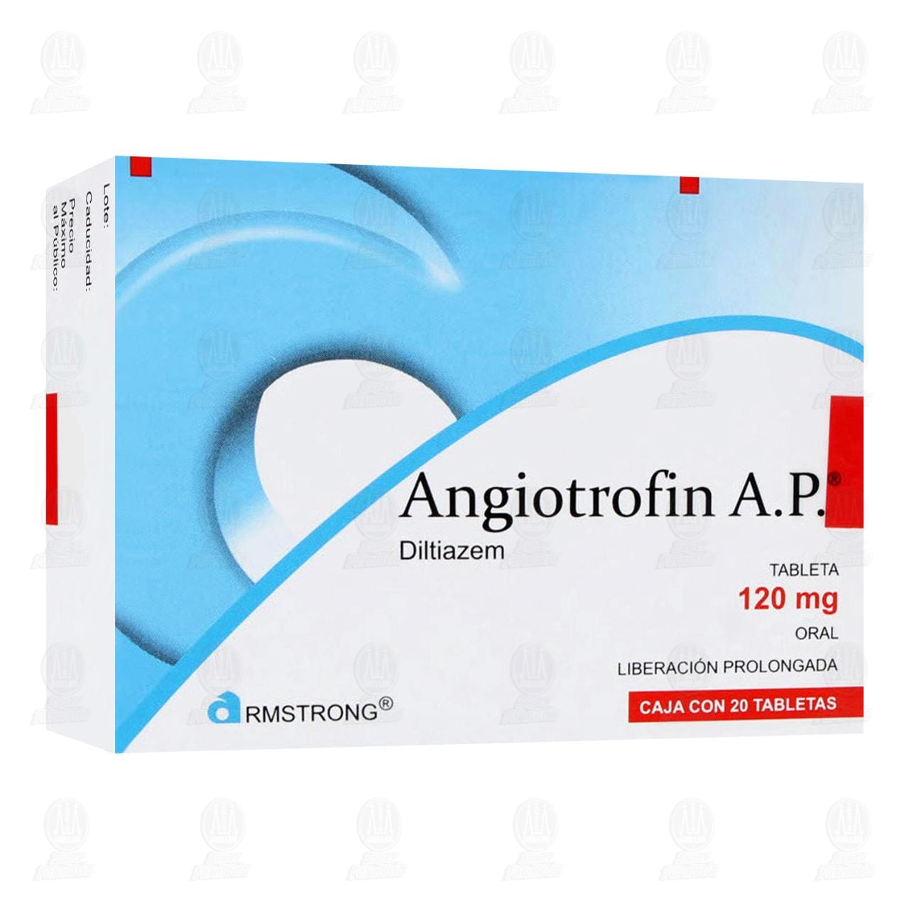 Angiotrofin AP 120 mg, 20 Tabletas.