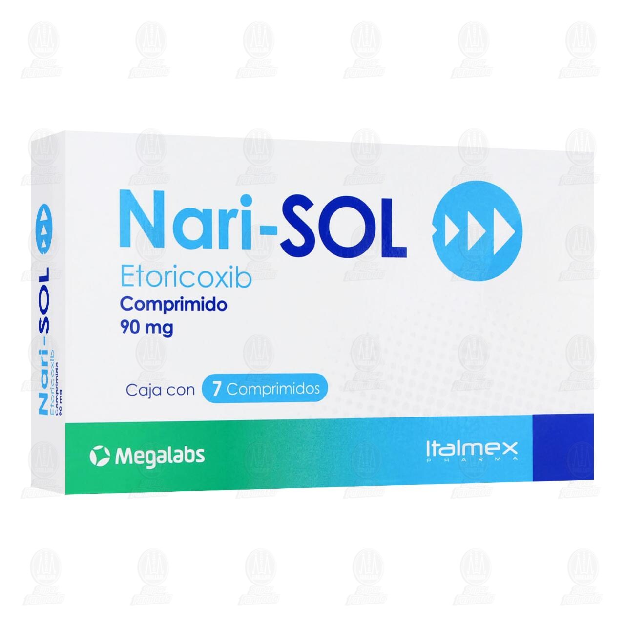 Nari- SOL 90 mg, 7 Comprimidos. image number 0