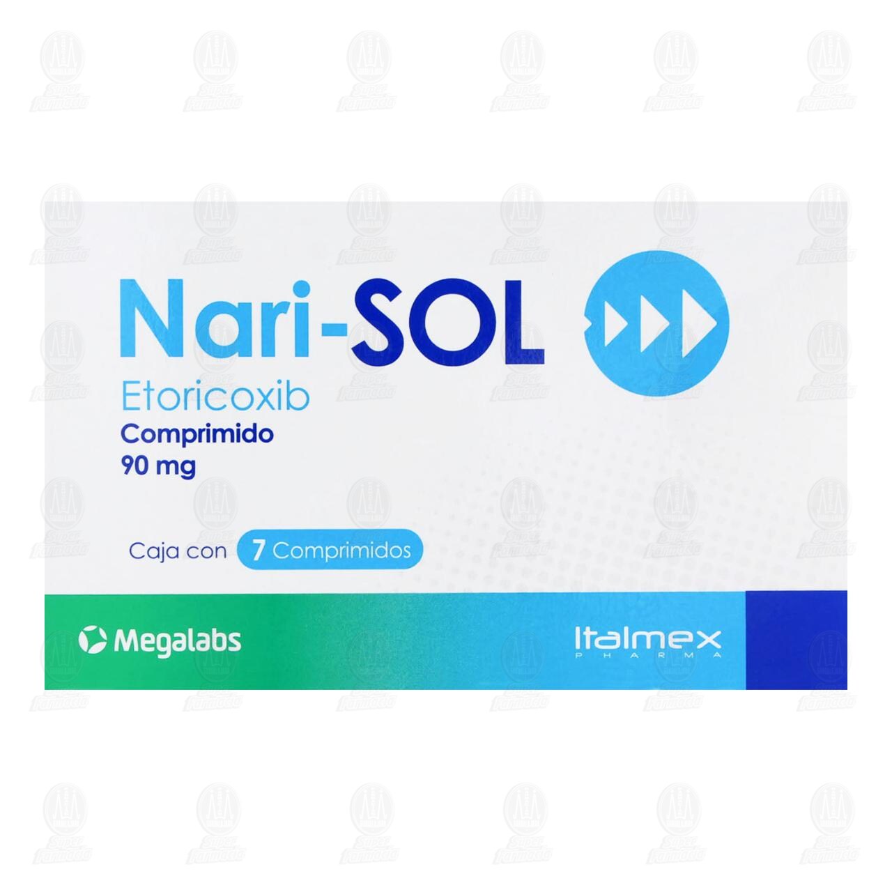 Nari- SOL 90 mg, 7 Comprimidos. image number 1
