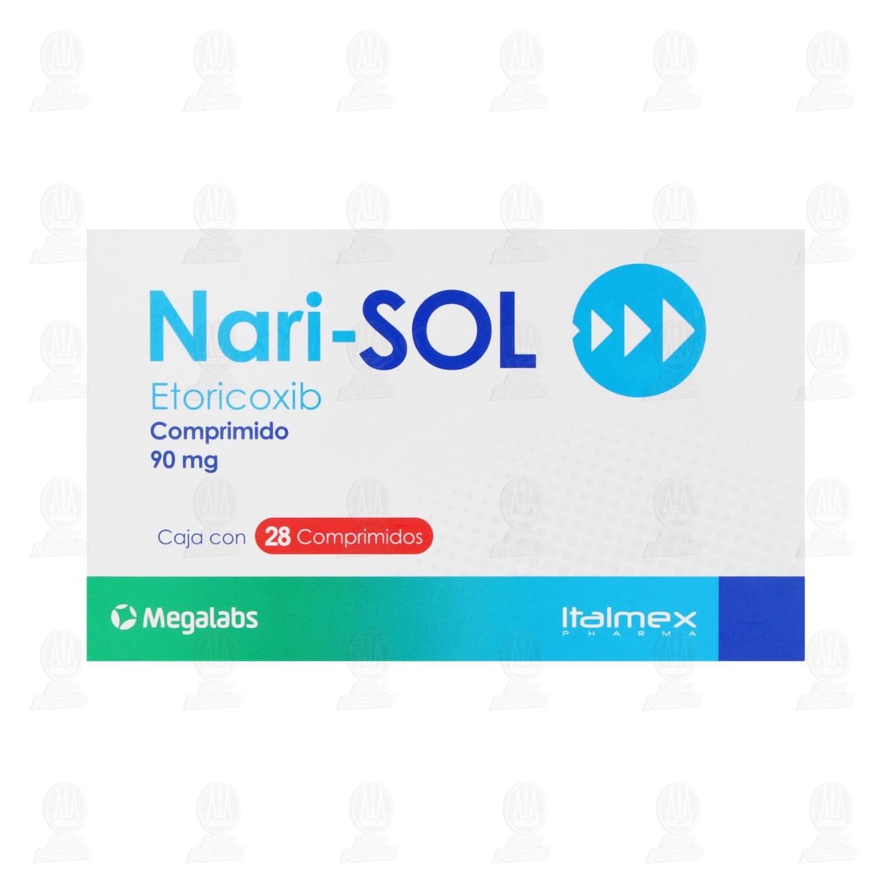 Nari-SOL 90 mg, 28 Comprimidos. image number 1