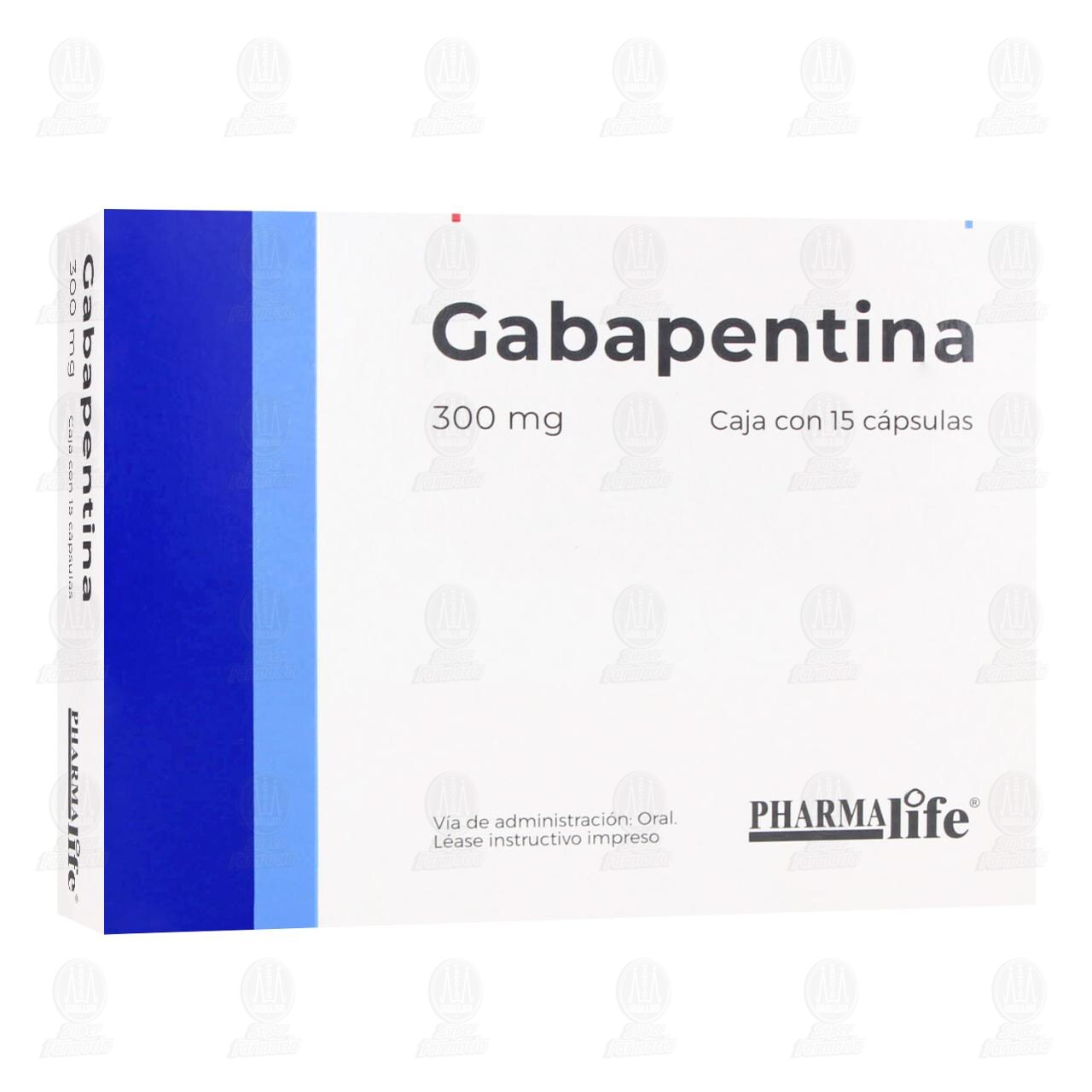  Gabapentina 300 mg, 15 Cápsulas Pharmalife.