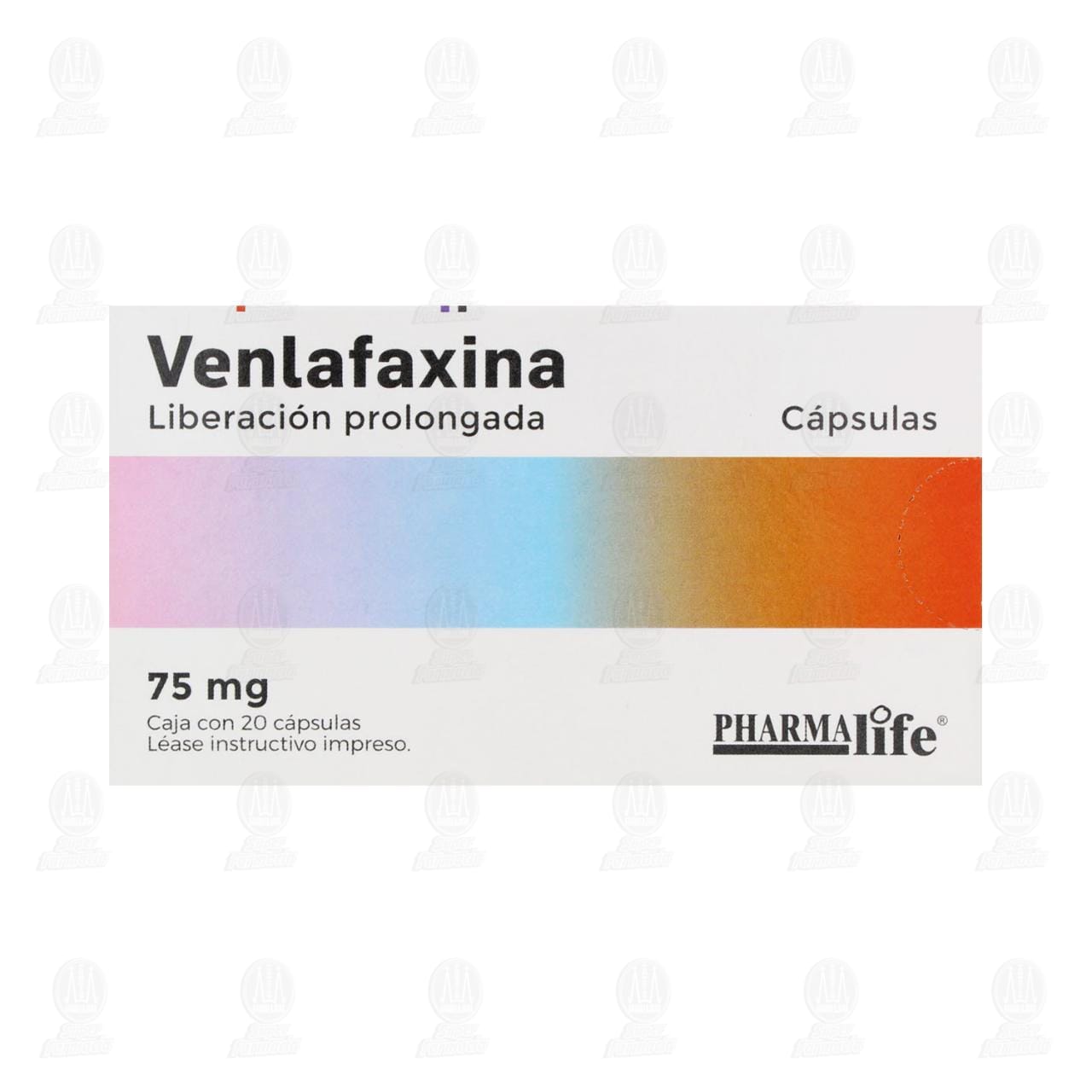 &nbsp;Venlafaxina 75 mg, 20 C&aacute;psulas Pharmalife. image number 1