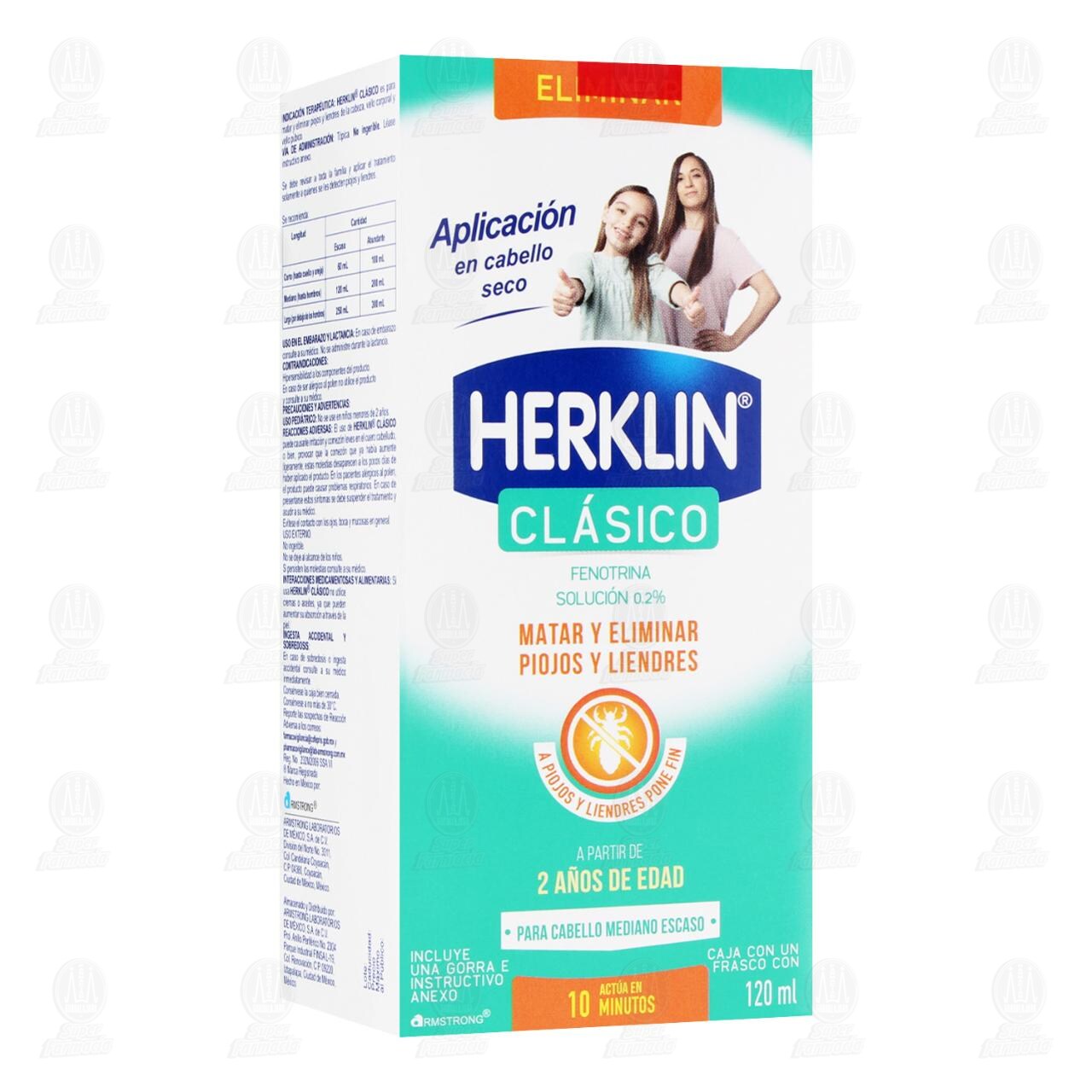 Herklin Clásico Solución 0.2%, 120 ml.