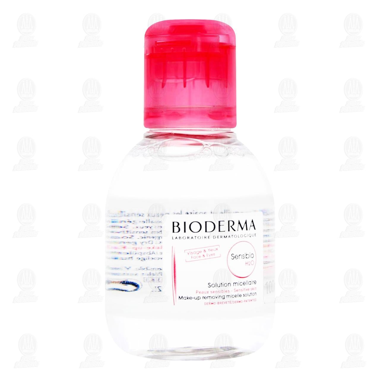 Agua Micelar Bioderma Sensibio H2O Desmaquillante para Piel Sensible, 100  ml.