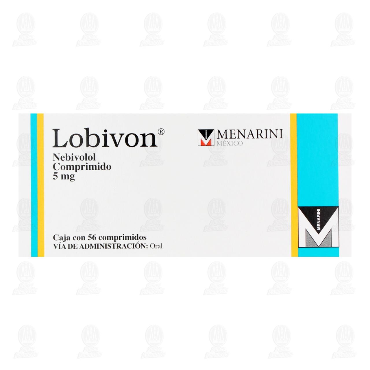 Lobivon 5 mg, 56 Comprimidos. image number 1