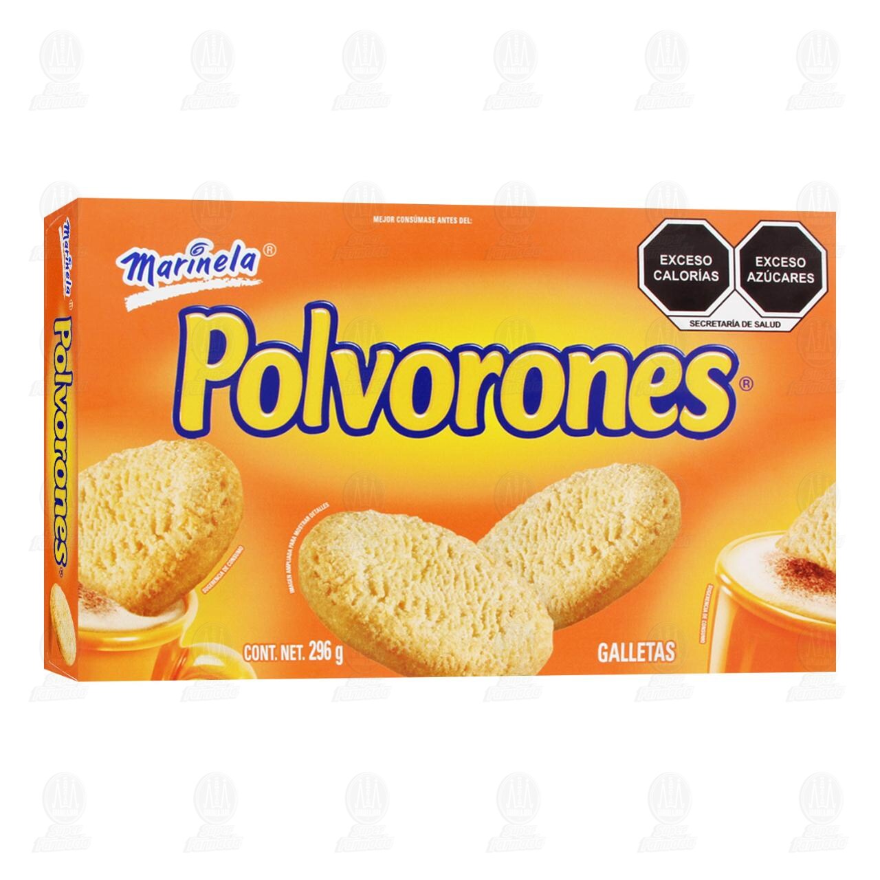 Galletas Polvorones Marinela, 296 gr.