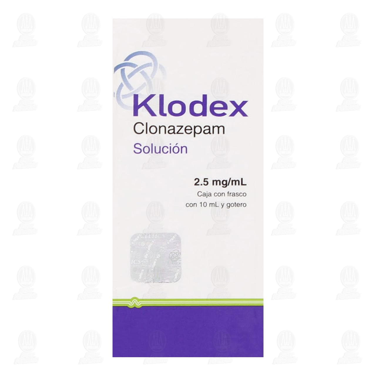 Klodex 2.5mg/ml Soluci&oacute;n, 10 ml. image number 2