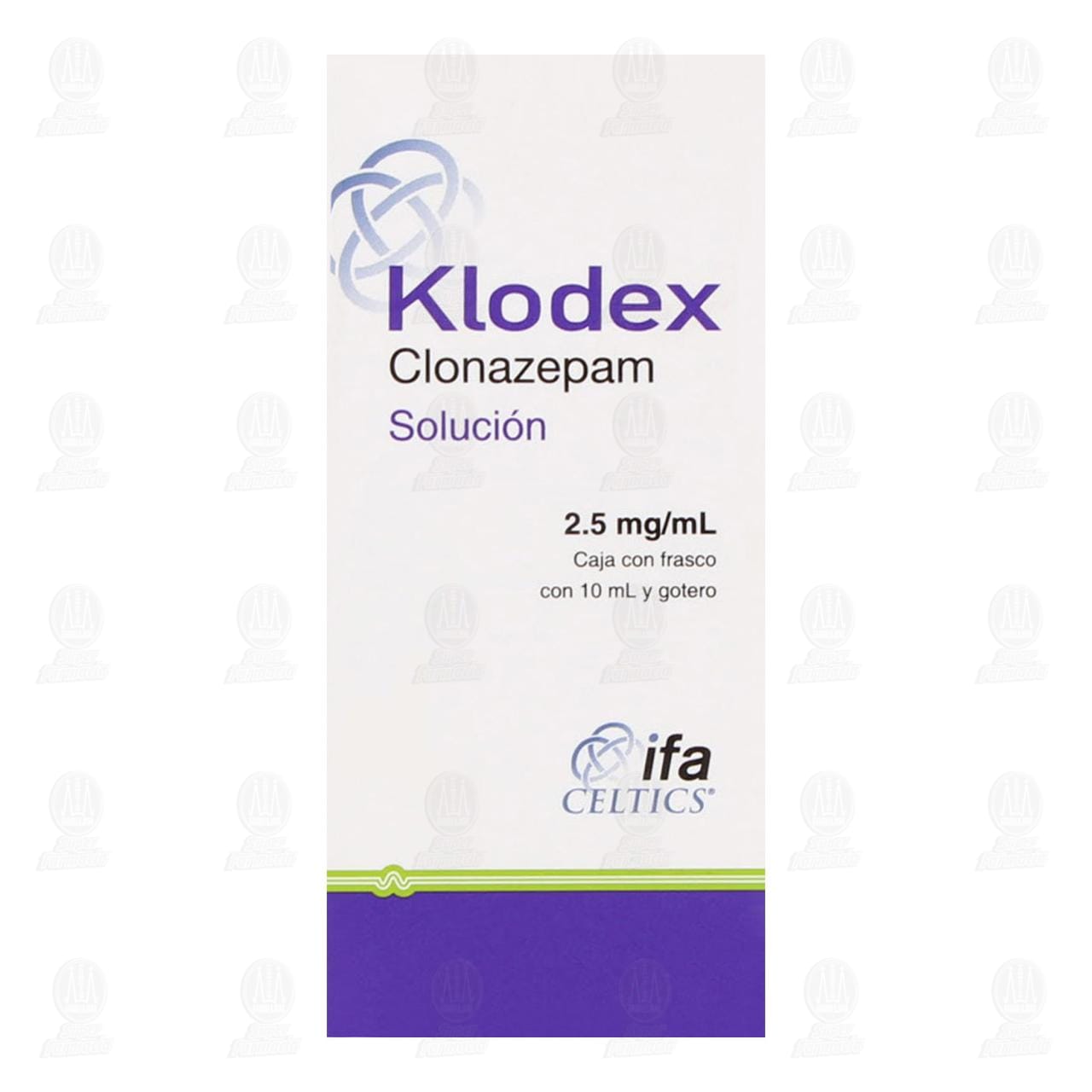 Klodex 2.5mg/ml Soluci&oacute;n, 10 ml. image number 1