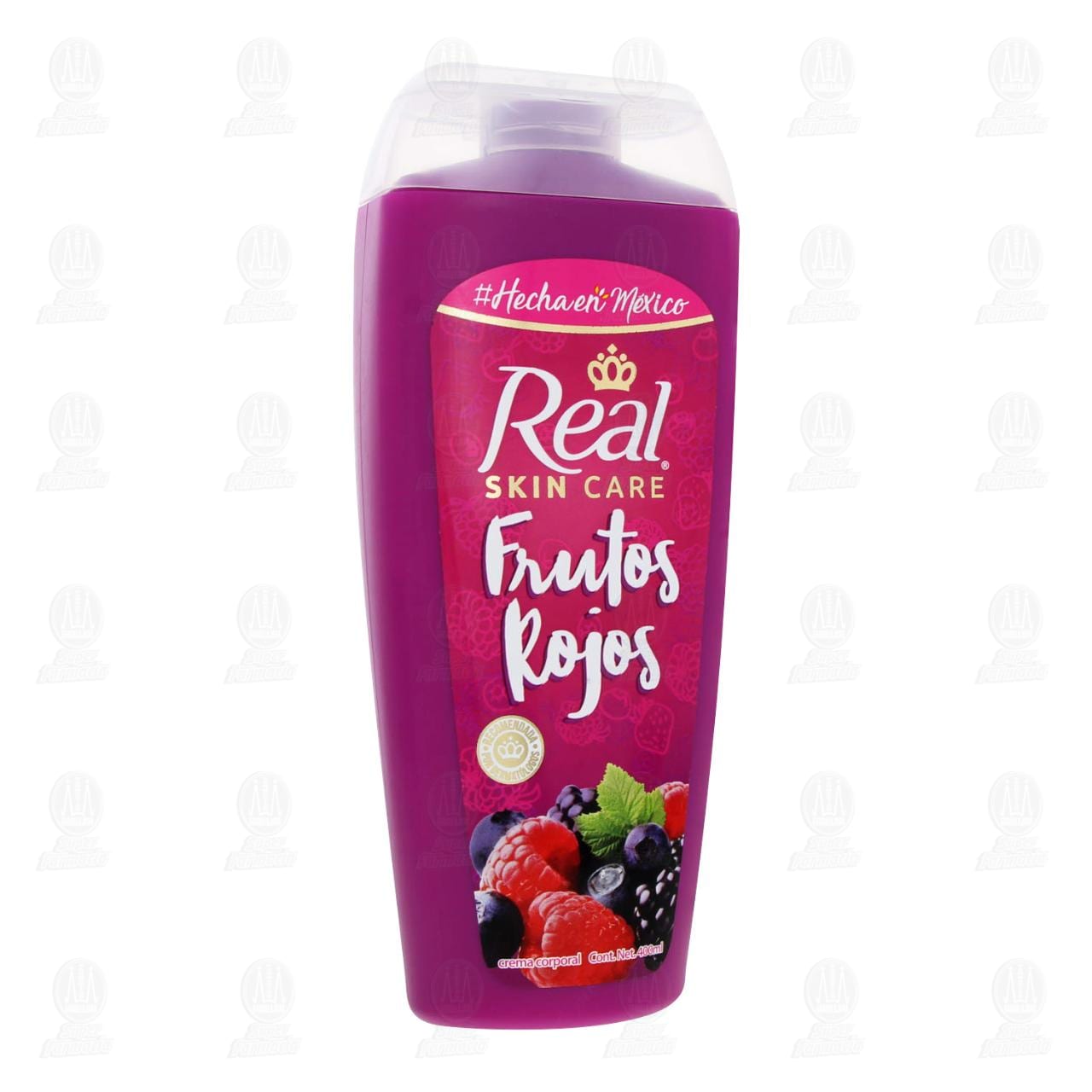 Crema Corporal Real Skin Care Frutos Rojos, 400 ml. image number 0