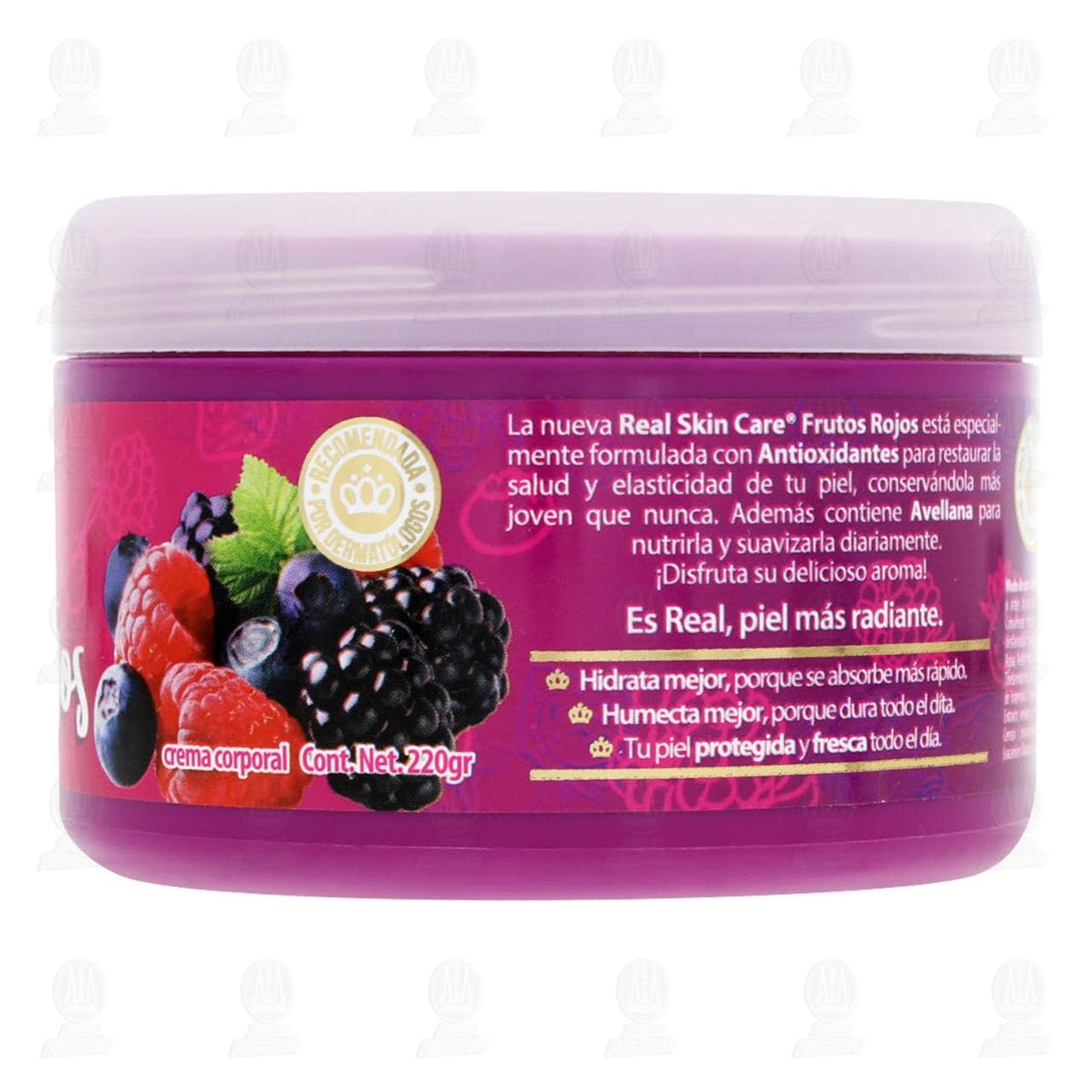 Crema Corporal Real Skin Care Frutos Rojos, 220 gr. image number 3