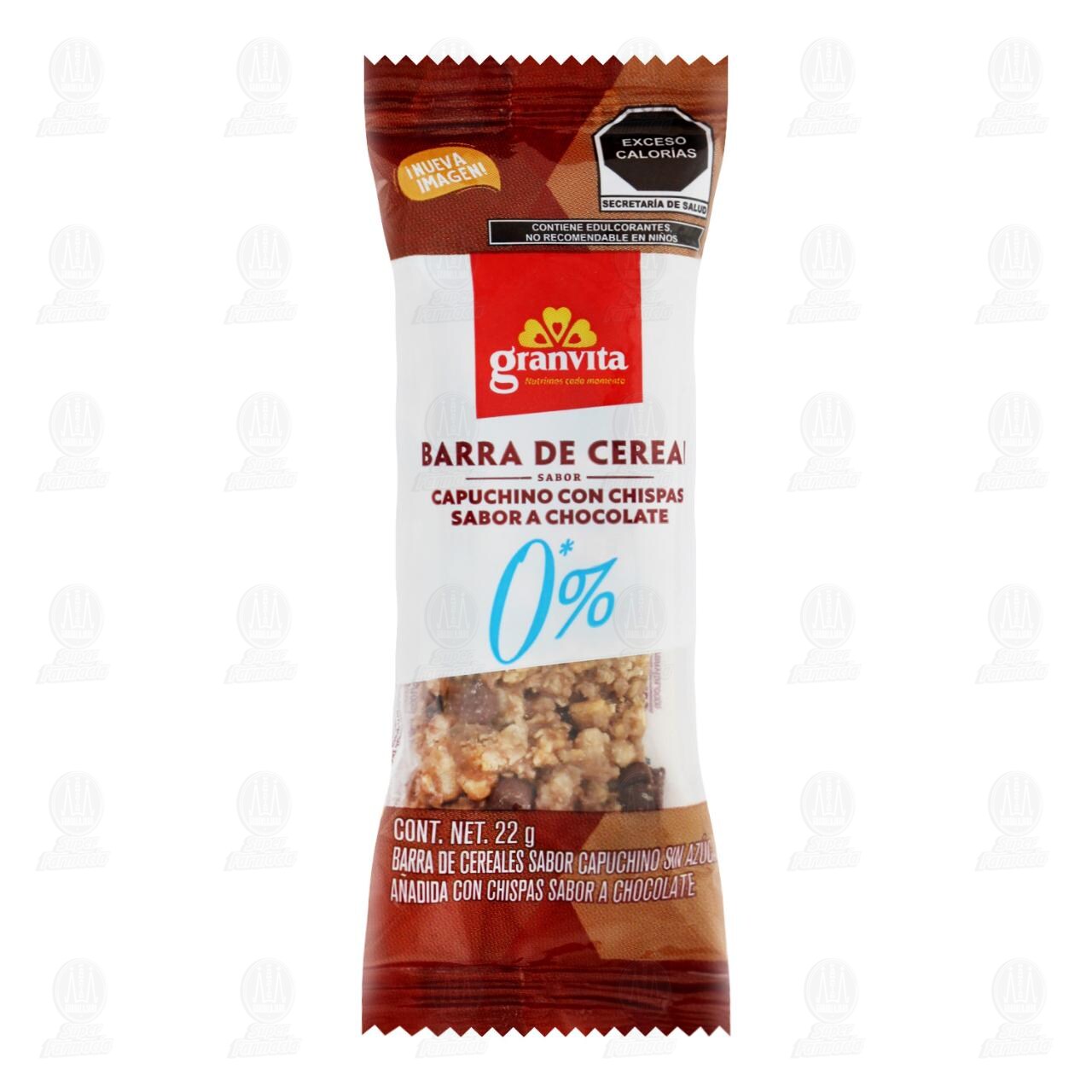 Barra de Cereal Granvita Sabor Capuchino con Chispas de Chocolate, 22 gr. image number 0