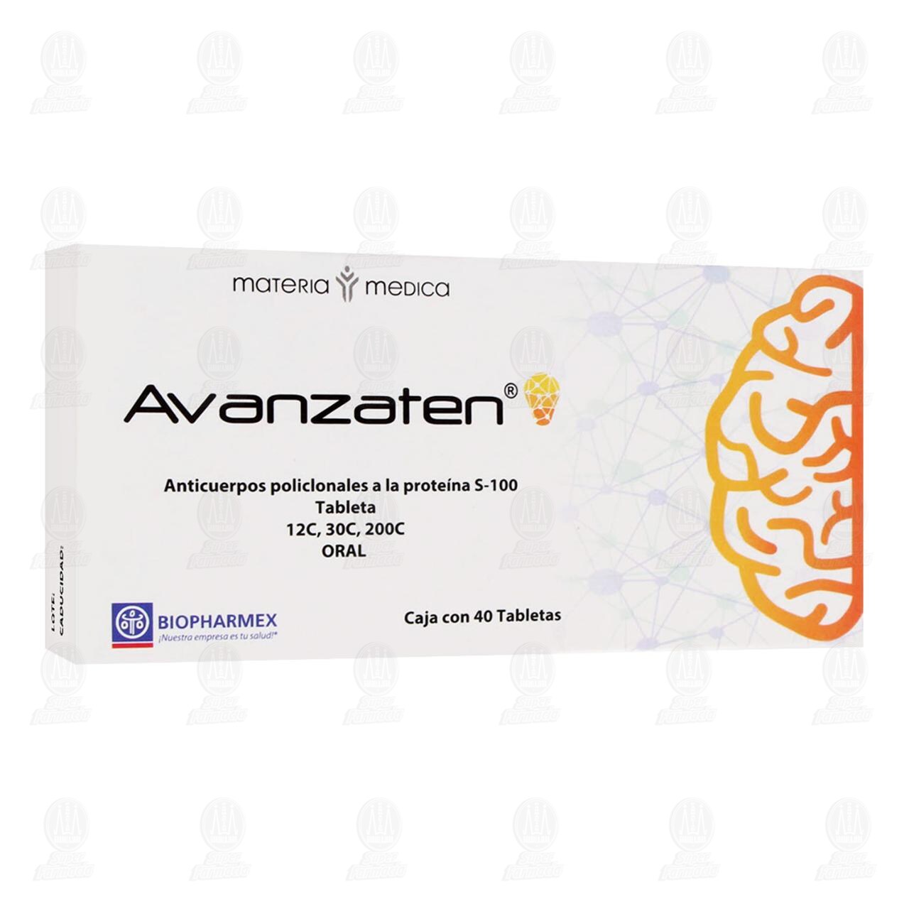 Avanzaten 12C, 30C, 200C, 40 Tabletas. image number 0