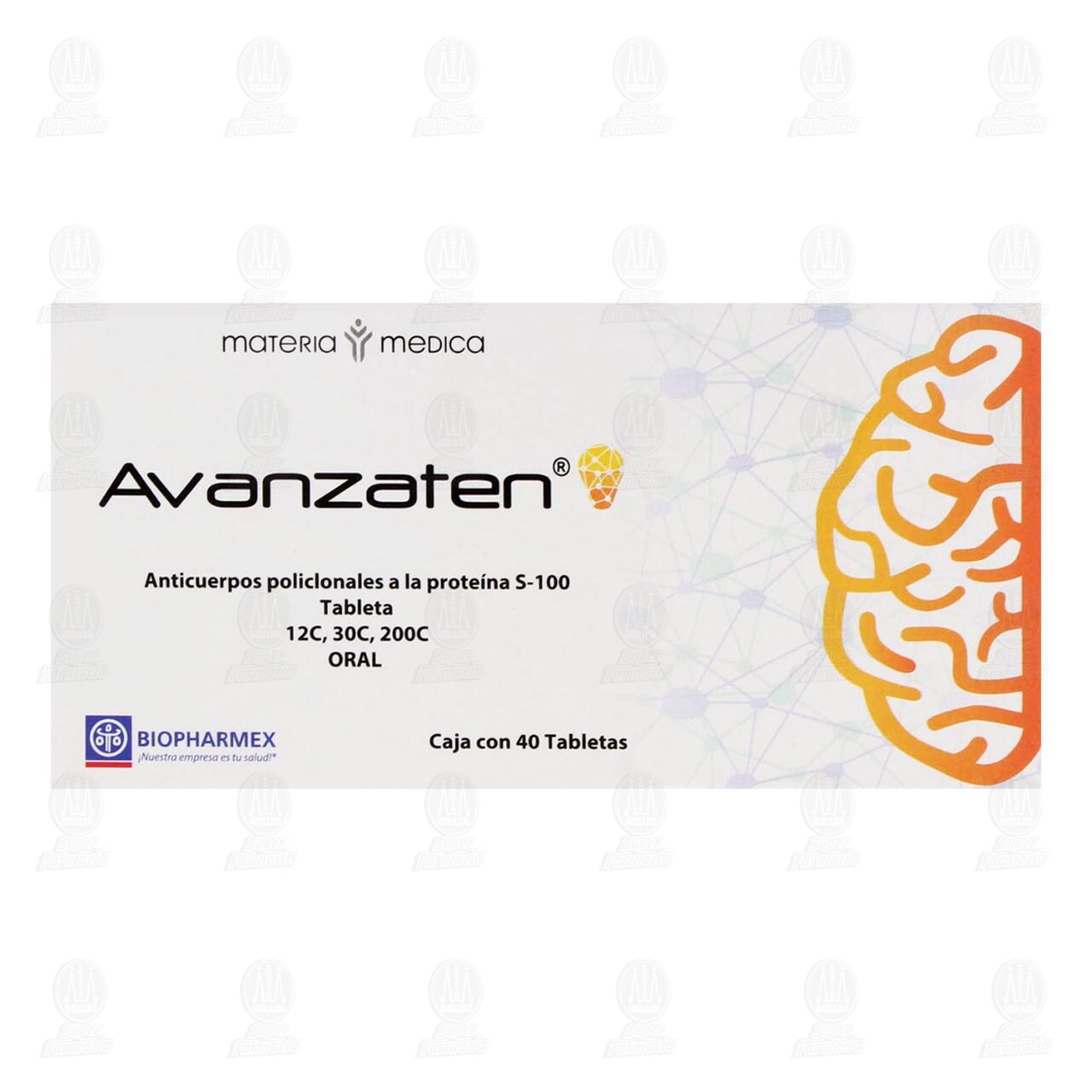 Avanzaten 12C, 30C, 200C, 40 Tabletas. image number 1