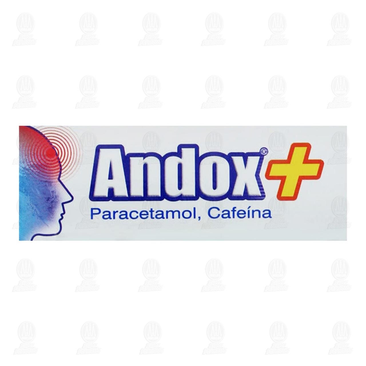 Andox + 500mg/50mg, 20 Tabletas. image number 3