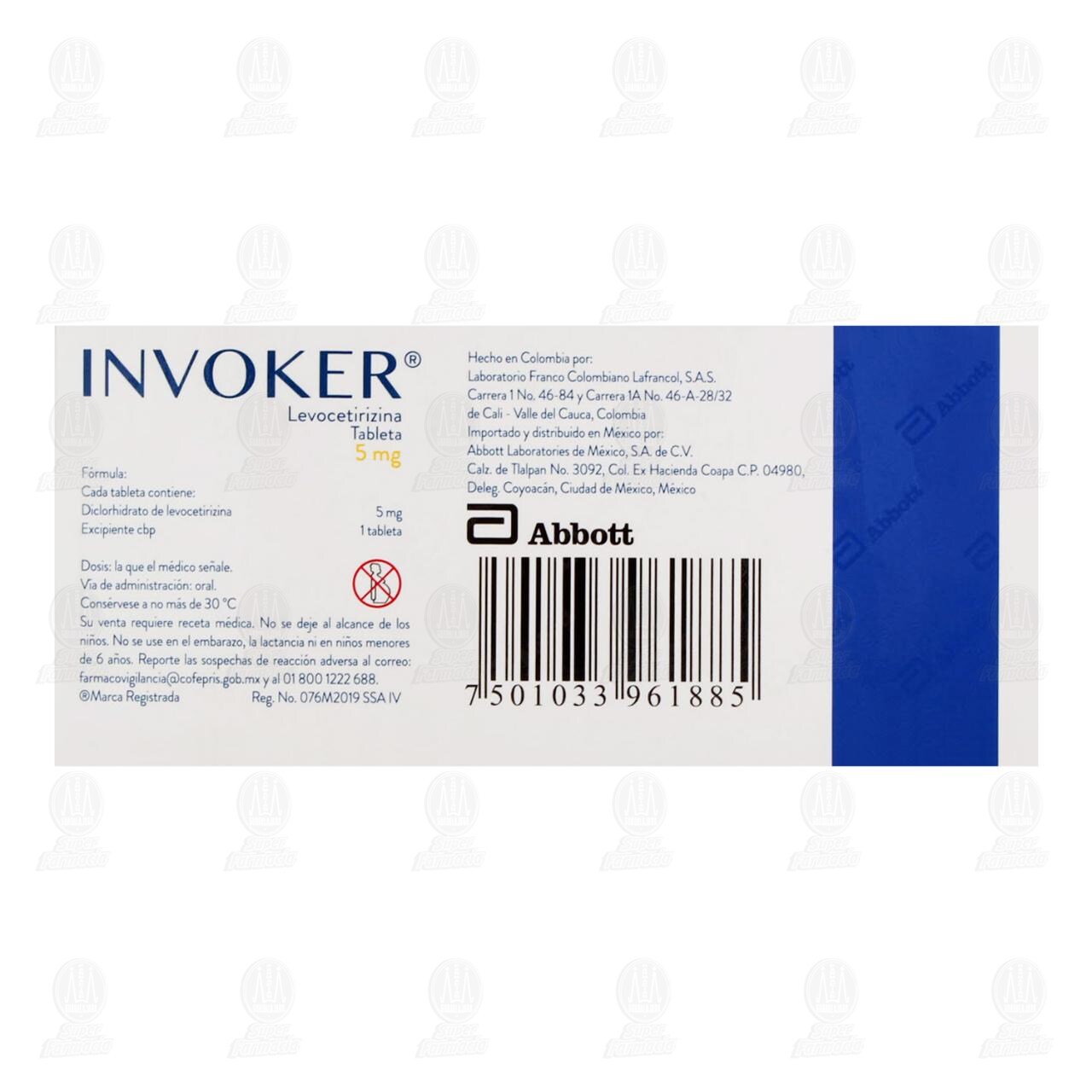 Invoker 5 mg, 10 Tabletas. image number 2