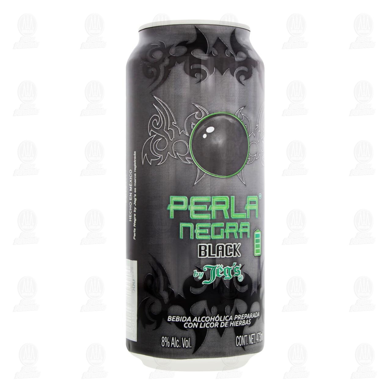 Bebida Preparada Perla Negra Black by Jeg's, 473 ml.