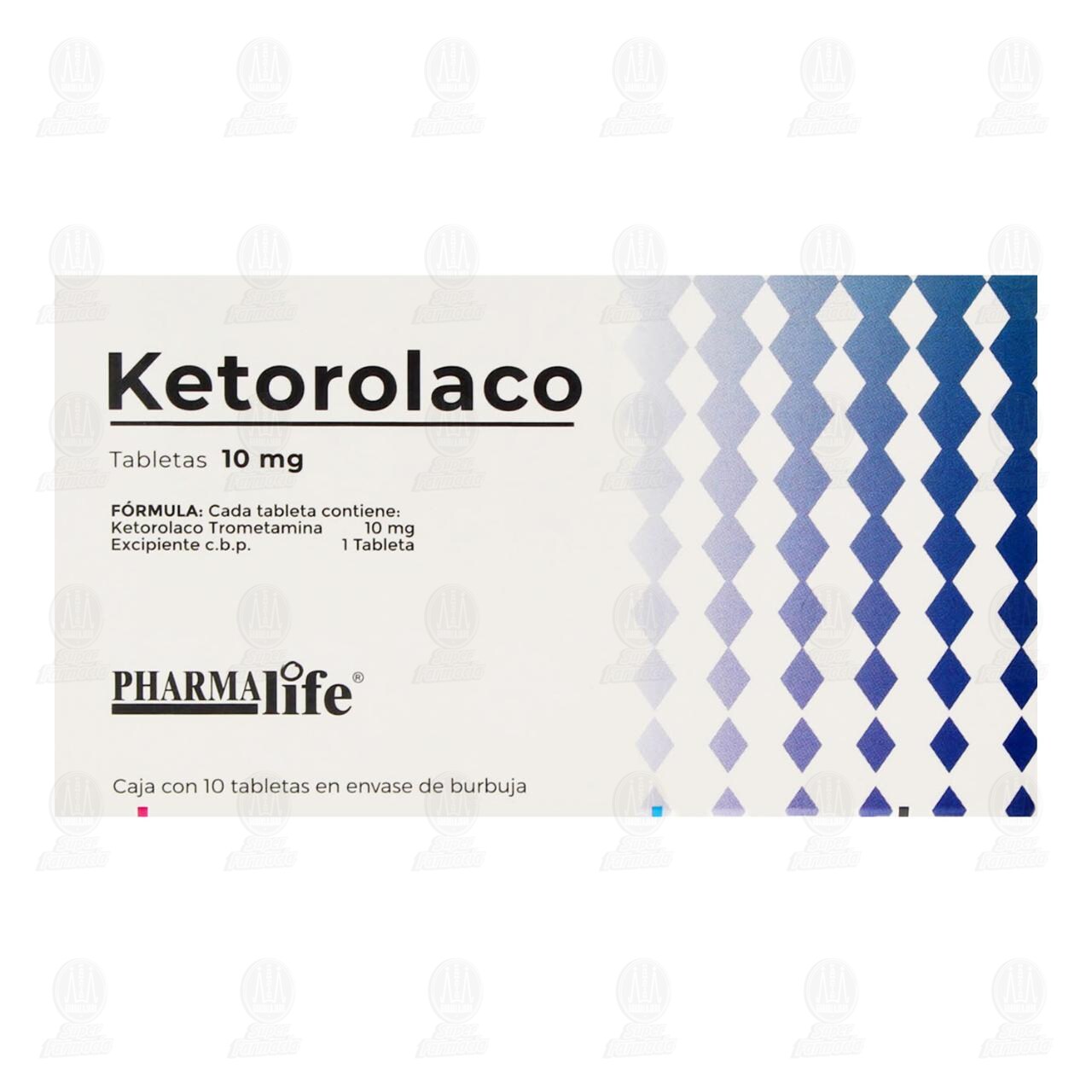 Ketorolaco 10 mg, 10 Tabletas Pharmalife. image number 2