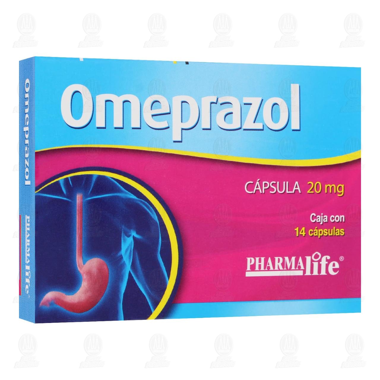 Imagen para Omeprazol 20mg 14 Cápsulas Pharmalife
