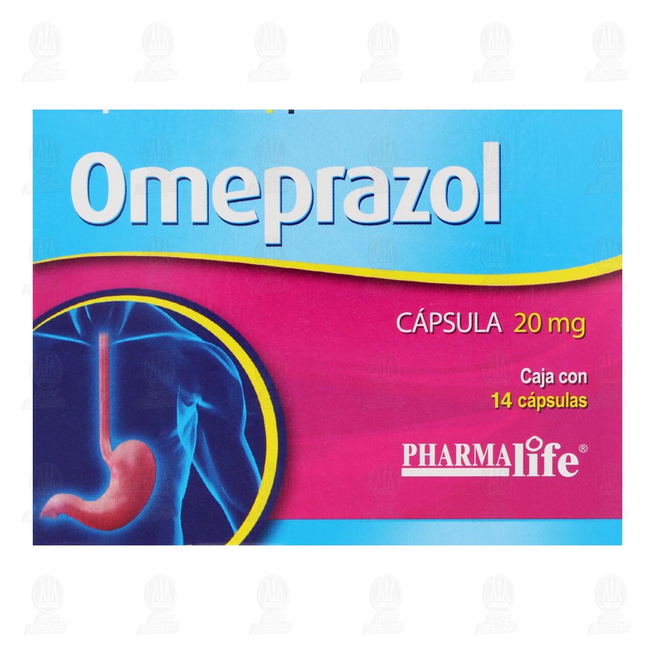 Omeprazol 20 mg, 14 C&aacute;psulas Pharmalife. image number 1