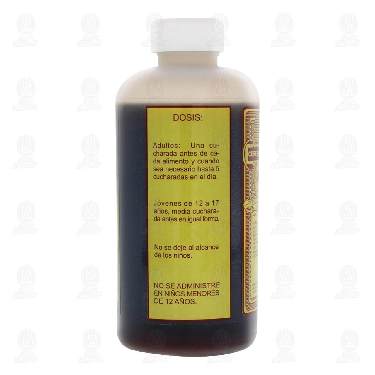 Cerebro Nervina Voam T&oacute;nico General, 180 ml. image number 3