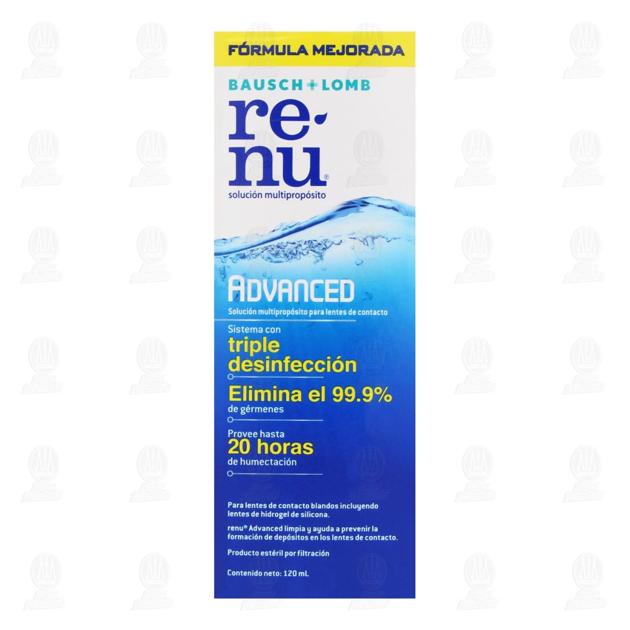 Renu Advanced Soluci&oacute;n, 120 ml. image number 1