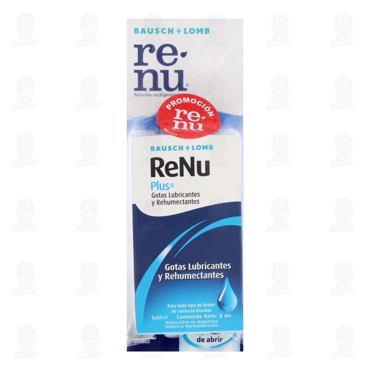 Pack Renu Fresh 120ml Soluci&oacute;n + Renu Plus Gotas, 8 ml. image number 1
