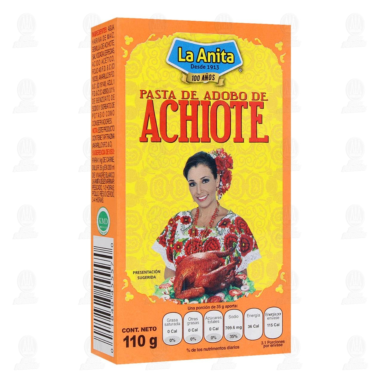 Imagen para Pasta La Anita de Adobo de Achiote, 110 gr.