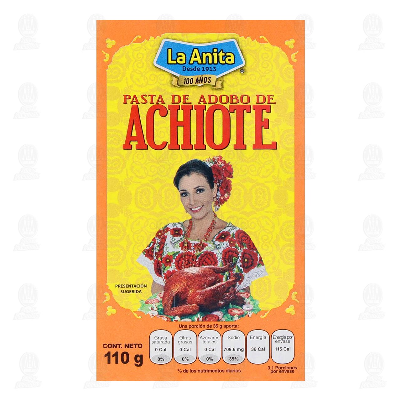 Pasta La Anita de Adobo de Achiote, 110 gr. image number 1