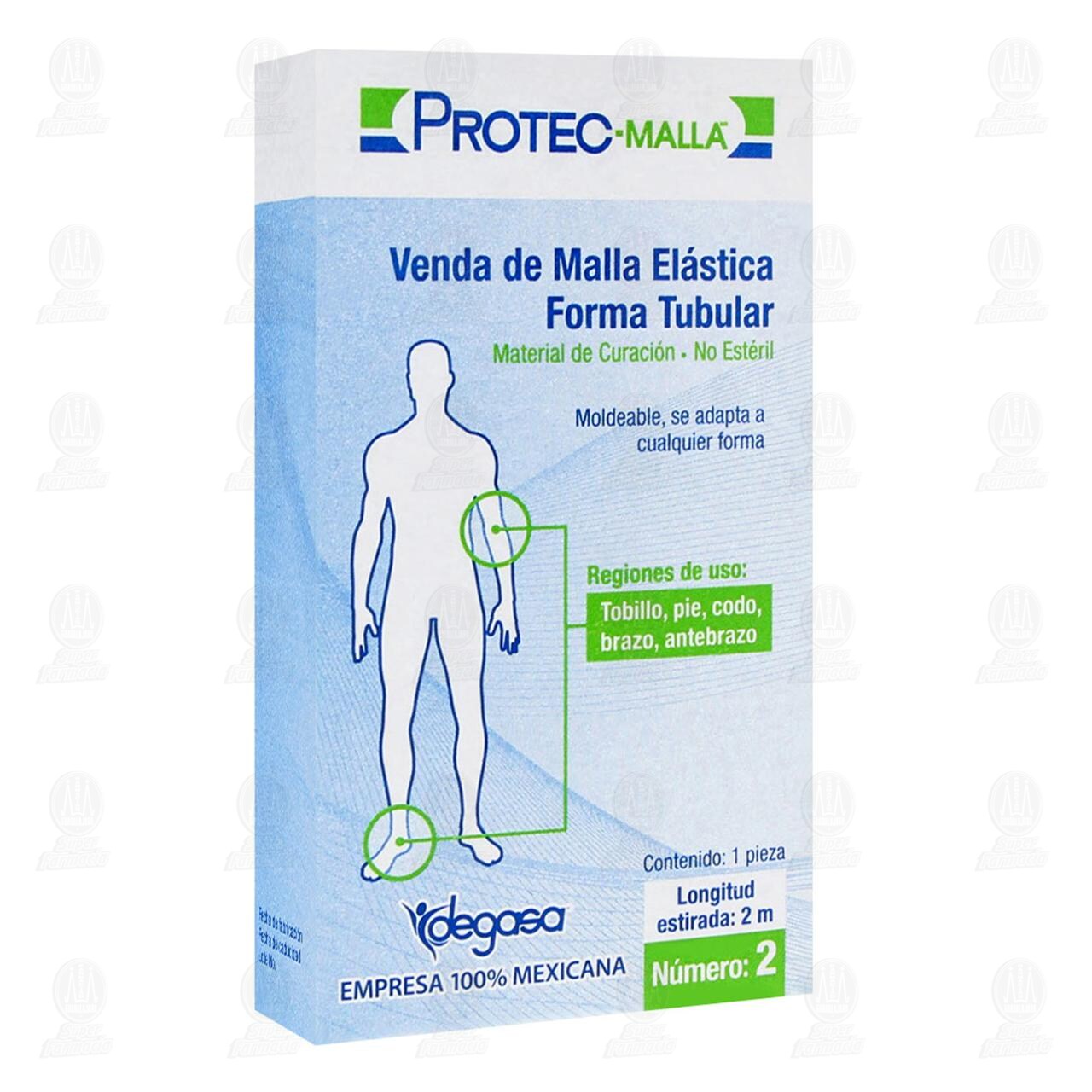 Venda de Malla Protec-Malla El&aacute;stica Forma Tubular N&uacute;mero 2, 1 pz. image number 0