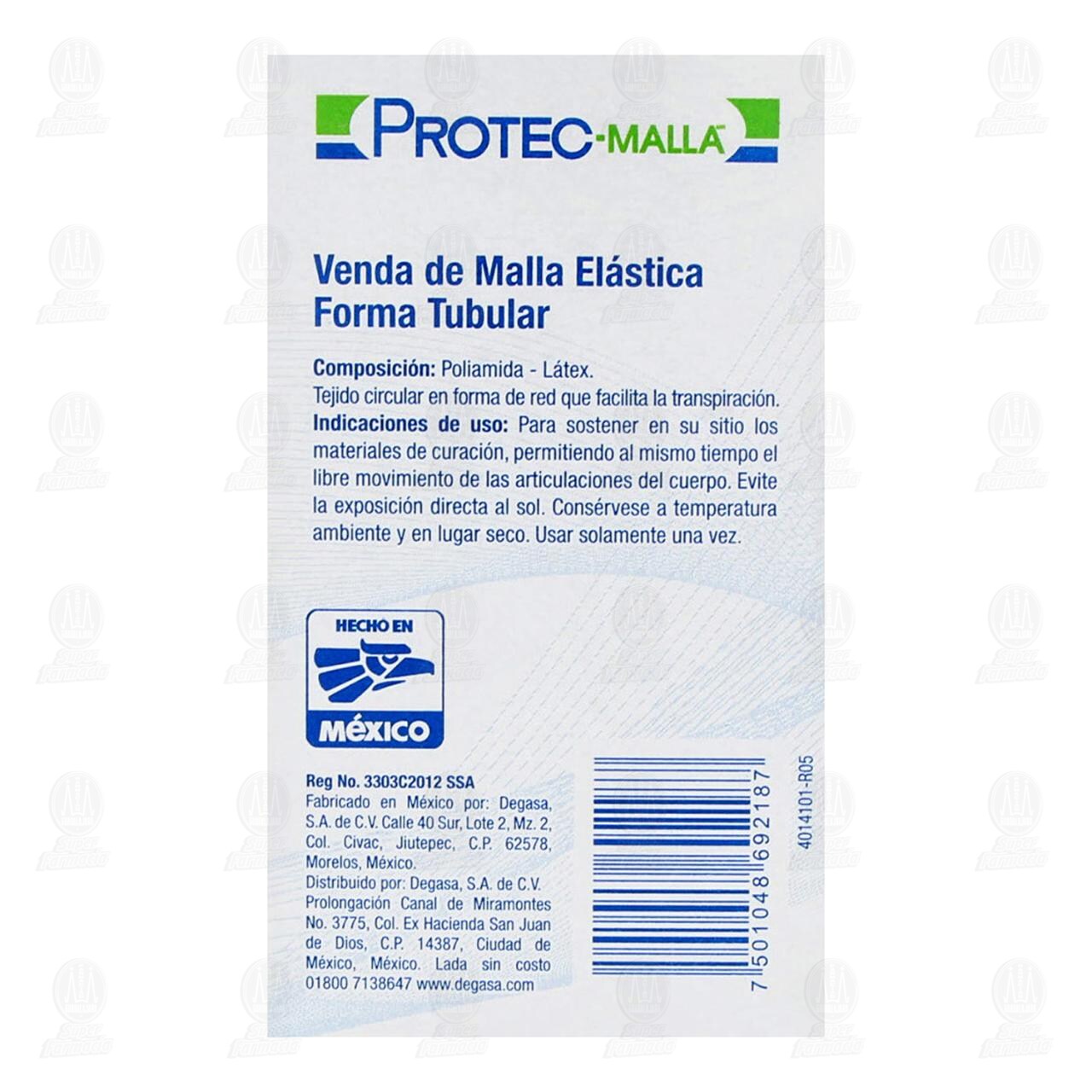 Venda de Malla Protec-Malla El&aacute;stica Forma Tubular N&uacute;mero 2, 1 pz. image number 2