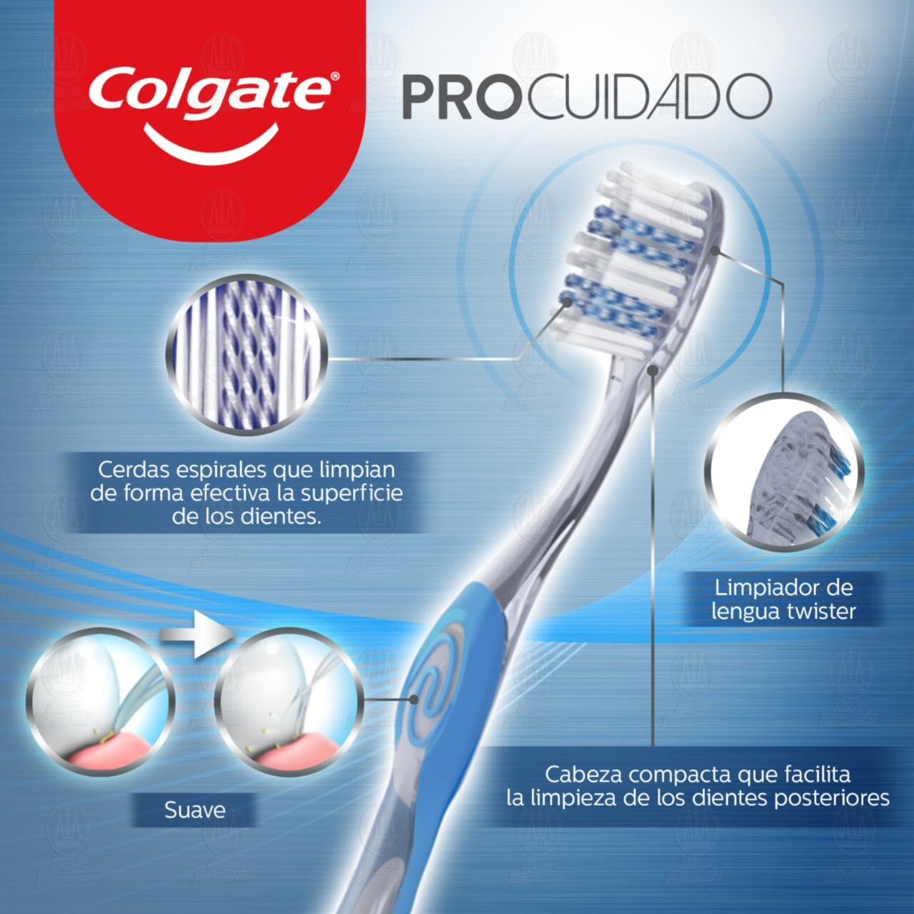 Cepillo Dental Colgate Pro Cuidado, 1 pz. image number 3