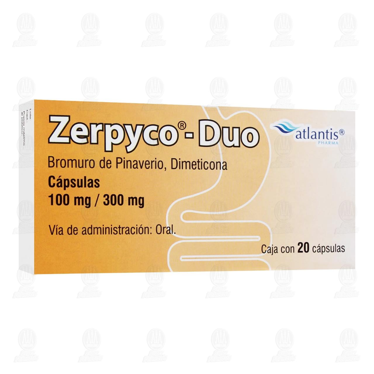 Zerpyco-Duo 100mg/300mg, 20 C&aacute;psulas. image number 0